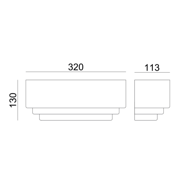 Γύψινο Φωτιστικό Τοίχου Απλίκα 1xE27 Λευκό ACA DECOR  – G85541W