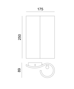 Γύψινο Φωτιστικό Τοίχου Up-Down 2xG9 Λευκό ACA DECOR – G85612W