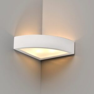 Γύψινο Γωνιακό Επιτοίχιο Φωτιστικό 215Χ215 2xG9 CORNER ACA – G8577WC