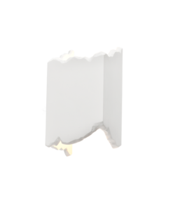 Γύψινο Επιτοίχιο Φωτιστικό 1xG9 Mari ACA – G8586W