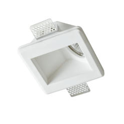 Γύψινο Φωτιστικό Τοίχου GU10 – MR16 Λευκό ACA DECOR – G90061C