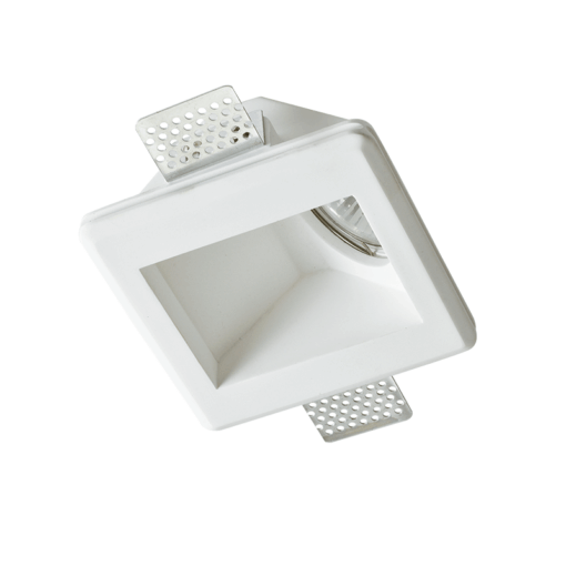 Γύψινο Φωτιστικό Τοίχου GU10 – MR16 Λευκό ACA DECOR  – G90061C