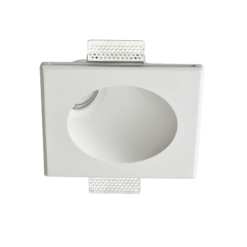 Γύψινο Φωτιστικό Τοίχου GU10 – MR16 Λευκό ACA DECOR – G90351C