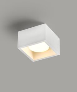 Γύψινο Φωτιστικό Οροφής Τετράγωνο GENI 1xGX53 ACA – G96021