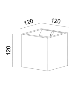 Φωτιστικό Τοίχου Up-Down 1xG9 Τσιμέντο ACA DECOR – GC85141W