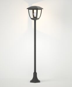 it-Lighting Avalanche 1xE27 Outdoor Pole Light Black D:120cmx18.5cm (80500114)