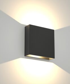 it-Lighting Yellowstone LED 4W 3000K Outdoor Up-Down Adjustable Wall Lamp Anthracite D:12cmx12cm (80200941)