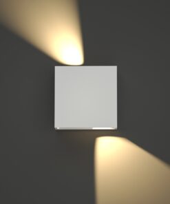 it-Lighting Yellowstone LED 4W Outdoor Up-Down Adjustable Wall Lamp White D:12cmx12cm (80200921)