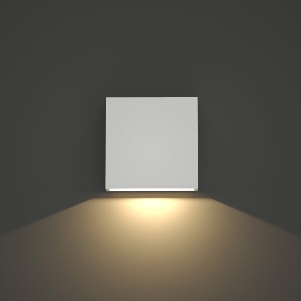 it-Lighting Yellowstone LED 4W Outdoor Up-Down Adjustable Wall Lamp White D:12cmx12cm (80200921)
