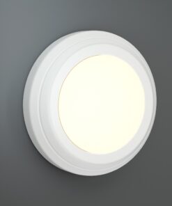 it-Lighting Jocassee LED 3.5W 3CCT Outdoor Wall Lamp White D:15cmx2.7cm (80201420)