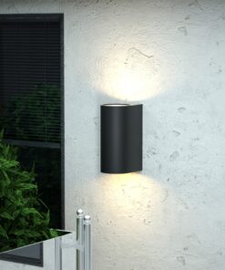 it-Lighting Michigan 2xGU10 Outdoor Up-Down Wall Lamp Anthracite D:14.7cmx9cm (80200144)