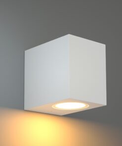 it-Lighting Norman 1xGU10 Outdoor Up or Down Wall Lamp White D:8cmx7cm (80200424)