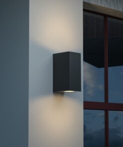 it-Lighting Havasu 2xGU10 Outdoor Up-Down Wall Lamp Anthracite D:14.7cmx9cm (80200344)