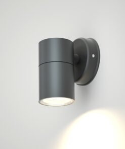 Eklutna 1xGU10 Outdoor Wall Lamp Anthracite D:11.3cmx11.3cm (80200544)