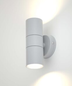 it-Lighting Ouachita 2xGU10 Outdoor Up-Down Wall Lamp Grey D15.2cmx11.3cm (80200634)