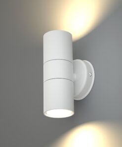 it-Lighting Ouachita 2xGU10 Outdoor Up-Down Wall Lamp White D:15.2cmx11.3cm (80200624)