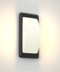 it-Lighting Wilson 1xG9 Outdoor Up-Down Wall Lamp Anthracite D:23cmx11cm (80202844)
