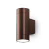 GEA LUCE Applique alluminio marrone. 2xGU10. – GES1067