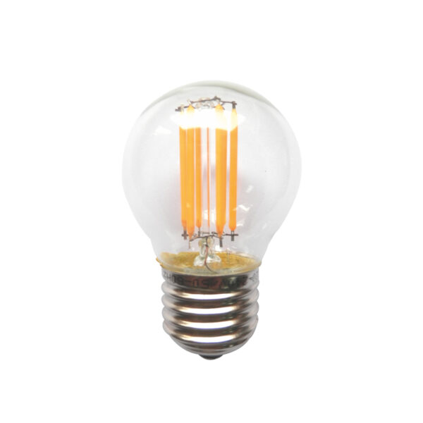 LED FILAMENT E27 BALL DIM 6W 2700K 230V AC 550LM RA80 ACA - GLAMO6WWDIM