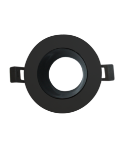 Βάση Σποτ GU10 – MR16 Χωνευτή Στρογγυλή Μαύρο ACA – GLGU1BB