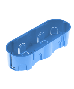 Geros Χωνευτό Κυτίο Γυψοσανίδας Διακλάδωσης 6-7 Στοιχείων Οβάλ Φ193x71x46mm ACA – GR10060