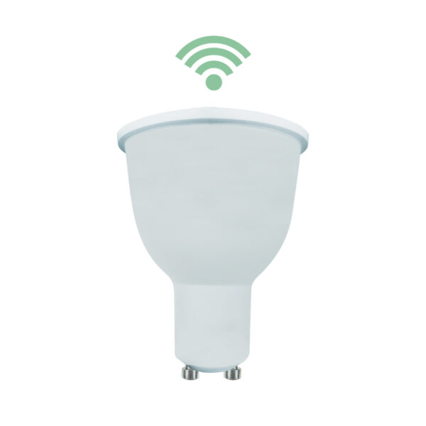 Wi-Fi Smart LED Λάμπα GU10 Spot Dimmable 5W Diolamp 380lm Πολύχρωμη RGB+CCT – GU105WIFI