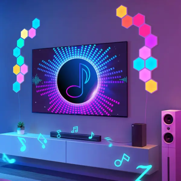 Govee H6061 Glide Smart Εξάγωνα LED Panels RGBIC 10 κομμάτια 1.SH.01.G012
