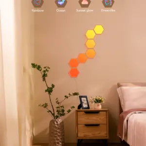 Govee H6061 Glide Smart Εξάγωνα LED Panels RGBIC 10 κομμάτια 1.SH.01.G012