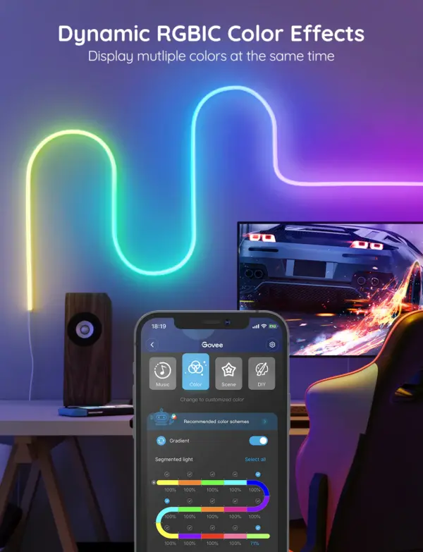 Govee H61A0 Smart RGBIC LED Neon Flex 3m 1.SH.01.G001