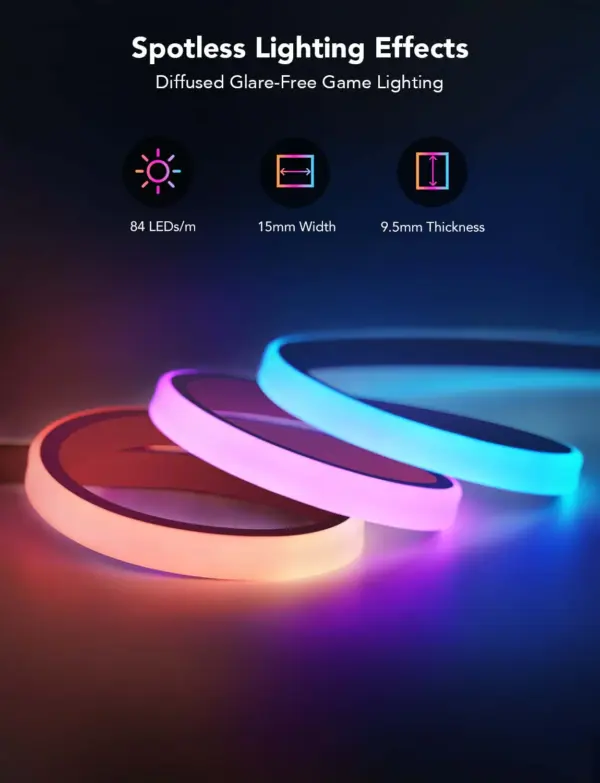 Govee H61C3 RGBIC LED Neon για Γραφεία 3m 1.SH.01.G007