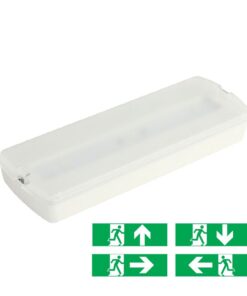 LED Φωτιστικό Ασφαλείας Επιτοίχιο 2W ACA Ψυχρό Λευκό 6000K – HAPES260