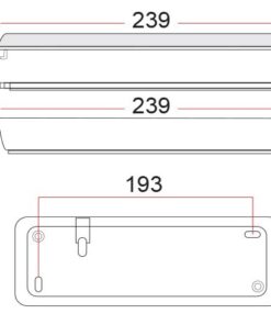 LED Φωτιστικό Ασφαλείας Επιτοίχιο 2W ACA Ψυχρό Λευκό 6000K – HAPES260