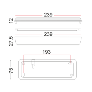 LED Φωτιστικό Ασφαλείας 4W ACA 200lm Ψυχρό 6000K – HAPES463M