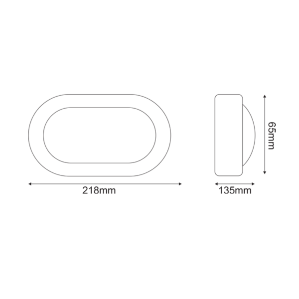 Φωτιστικό Απλίκα 1XΕ27 218x135x65mm Μαύρη ΙΡ54 ACA – HI4032BMS