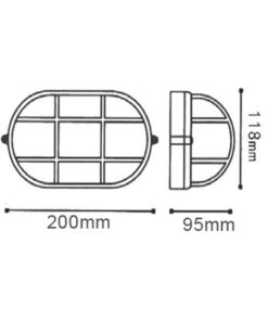 Φωτιστικό Τοίχου 1xE27 Χελώνα Κήπου Αλουμινίου 20cm με Πρισματικό Γυαλί & Πλέγμα IP45 Λευκό ACA – HI5031WMS