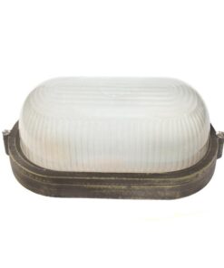 Φωτιστικό Τοίχου 1xE27 Χελώνα Χρυσό-Μαύρο Κήπου Αλουμινίου 20cm με Πρισματικό Γυαλί IP45 ACA – HI5032GB