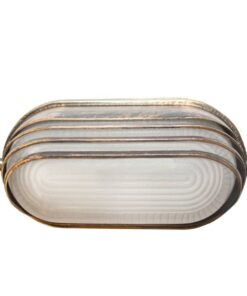 Φωτιστικό Χελώνα Κήπου 1xE27 Αλουμινίου 20cm με Πρισματικό Γυαλί & Γρίλιες IP45 Χρυσό-Μαύρο ACA – HI5033GB