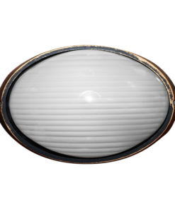 Φωτιστικό Τοίχου 1xE27 Χελώνα Κήπου Χρυσό-Μαύρο Αλουμινίου 22cm με Πρισματικό Γυαλί IP45 ACA – HI5072GB