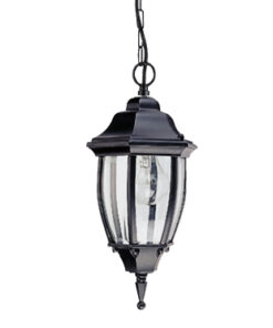 ΦΑΝΑΡΙ ΚΡΕΜΑΣΤΟ ΜΑΥΡΟ ΙΡ44 Ε27 60W ACA – HI6175B