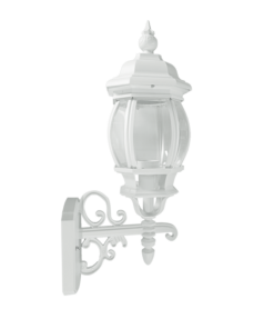 Φανάρι Φωτιστικό Επίτοιχο 1xΕ27 Λευκό ΙΡ44 ACA – HI6189WMS