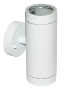 Φωτιστικό Σποτ Τοίχου Up-Down 2xGU10 Λευκό Αλουμινίου IP54 ACA – HI7031W