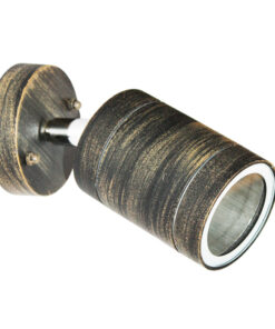 Φωτιστικό Σποτ Τοίχου με Ρυθμιζόμενο Βραχίωνα 1xGU10 Απόχρωση Σκουριά Αλουμινίου IP54 ACA – HI7033AR