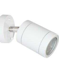 Φωτιστικό Σποτ Τοίχου με Ρυθμιζόμενο Βραχίωνα 1xGU10 Λευκό Αλουμινίου IP54 ACA – HI7033AW