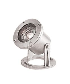 Φωτιστικό Σποτ Τοίχου Ρυθμιζόμενο 1xGU10 Νίκελ Ματ Ανοξείδωτο Ατσάλι IP65 ACA – HI7061