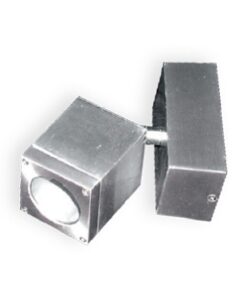 Φωτιστικό Σποτ Τοίχου Ρυθμιζόμενο GU5.3 MR16 Νίκελ Ματ Αλουμίνιο IP65 ACA – HI7172