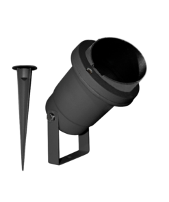 Σποτ Φωτιστικό Προβολάκι Κήπου 1xGU10 Γκρι IP65 με Καρφάκι ACA – HI7183GDS