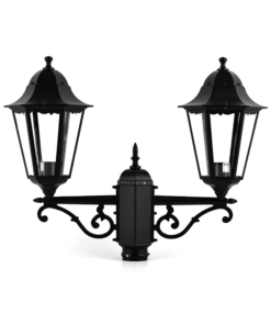 ΦΑΝΑΡΙ ΚΟΛΩΝΑΣ ΔΙΠΛΟ ΜΑΥΡΟ ΜΑΤ 23.5Χ44,5cm Φ60 ACA – HI8002BMS