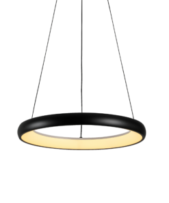Κρεμαστό Φωτιστικό LED 48W 3800lm CCT Κυκλικό Μαύρο Φ80 ACA – HM23LEDP80BKCCT