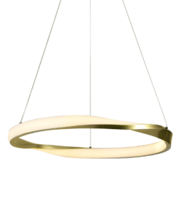 Κρεμαστό Φωτιστικό LED 42W 3300lm CCT Χρυσό Μεταλλικό Φ80 ACA – HM24LEDP80GDCCT