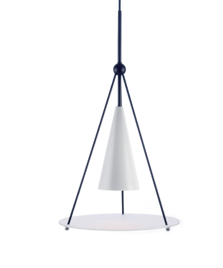 ACA DECOR   κρεμαστό φωτιστικό 1xE27 μεταλλικό και γυαλί σε λευκό χρώμα Ø33 – HM281P33WB